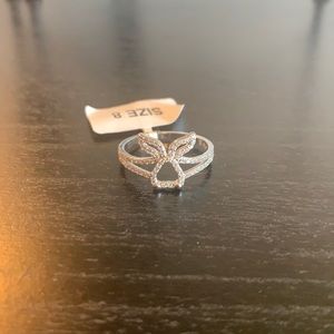 Charmed Aroma bunny ring size 8 silver